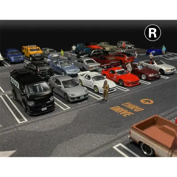 1:64 Scale Los Angeles City Parking Lot Mat - Image 3