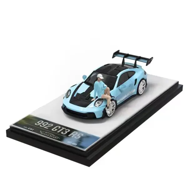 1:64 Porsche 911 992 GT3RS Diecast Model Car - Image 2