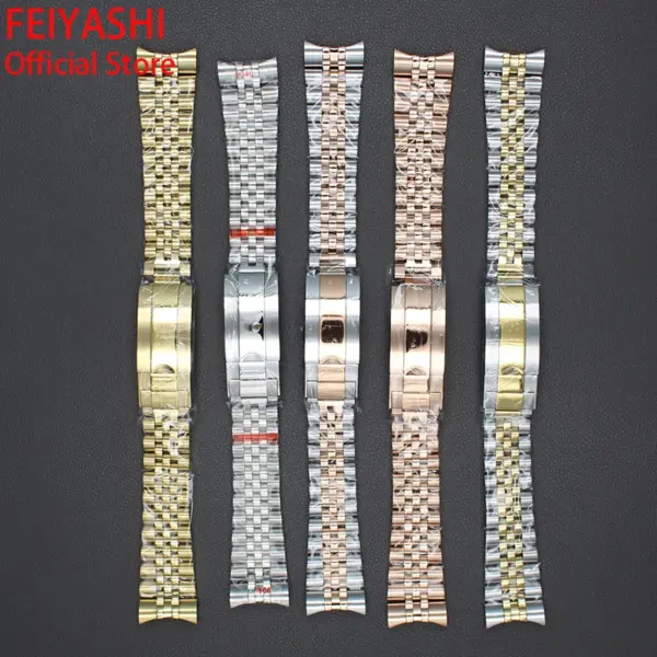 20mm Stainless Steel Men's Watch Strap - Image 3