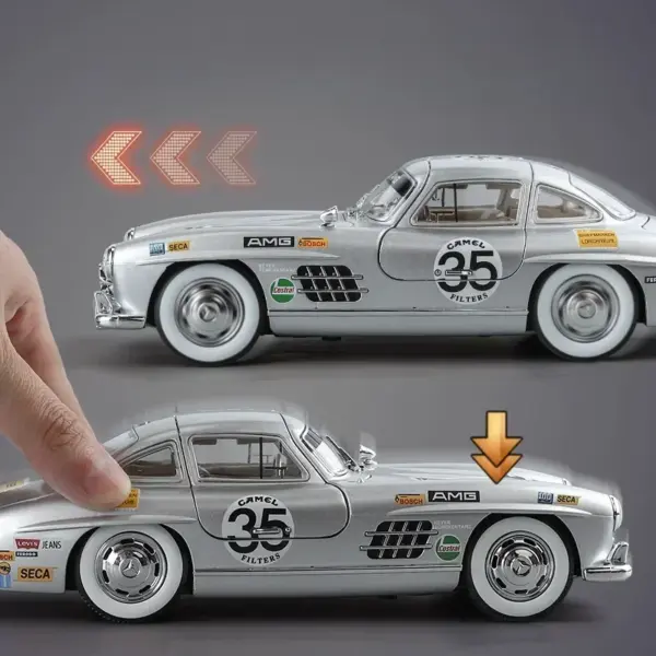 1:24 Mercedes-Benz 300SL Diecast Model Car - Image 3