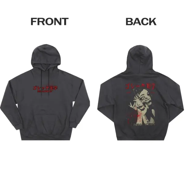 Anime Printed Hoodie Kawakami Tomie Unisex - Image 4