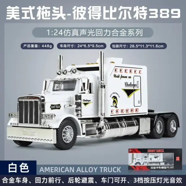 1:24 Peterbilt 389 Diecast Truck Model - Image 9