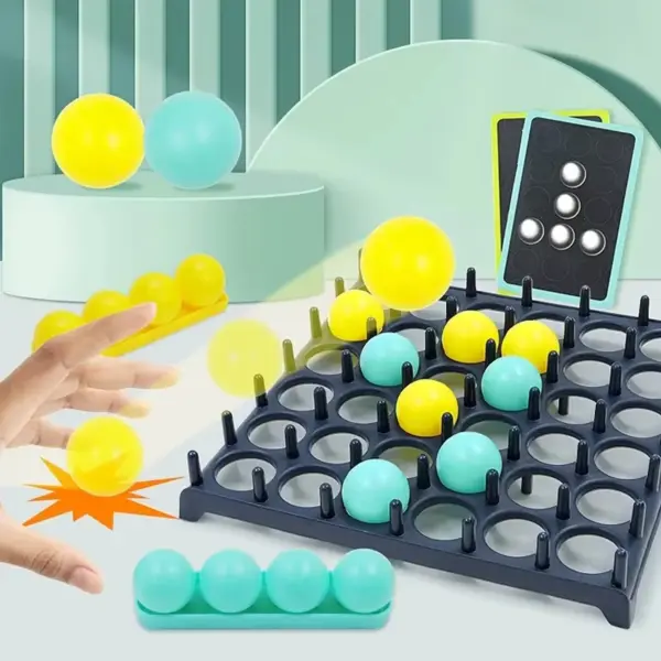 Bounce Ball Jumping Board Game for All Ages