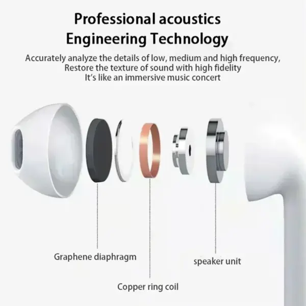 Pro 6 TWS Bluetooth Earphones for iPhone - Image 5