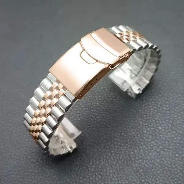 42mm Gold Rose Gold Stainless Steel Watch Case - Image 48