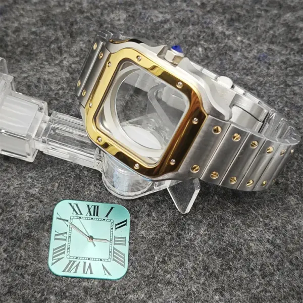 38mm Stainless Steel Watch Case for NH35 4R36 - Image 32