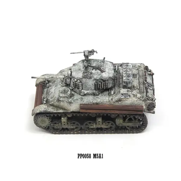 1:72 Scale M5A1 Light Tank Model Ornament - Image 3