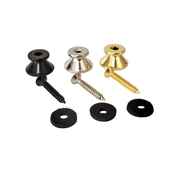 Metal Guitar Strap Lock Pins - 2pcs Set - Image 2