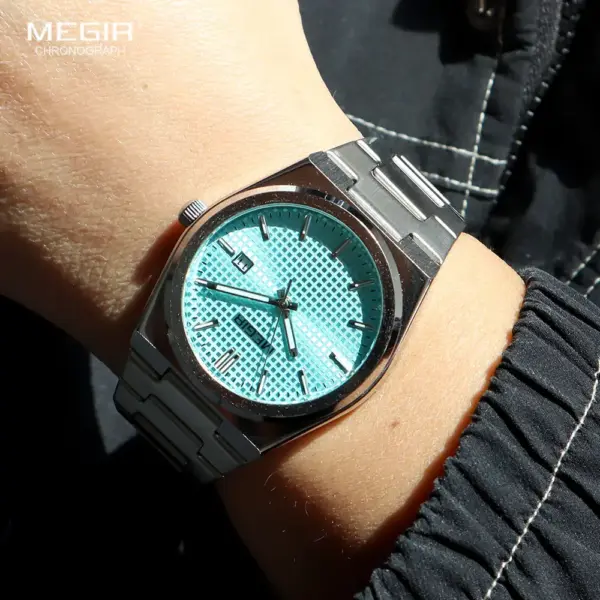 MEGIR MS1086G-2 Analog Quartz Men's Watch - Image 4