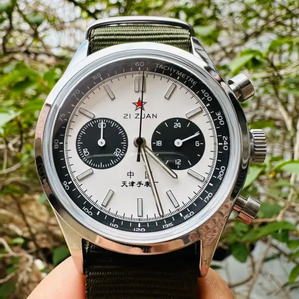 1963 Men's Quartz Military Chronograph Watch