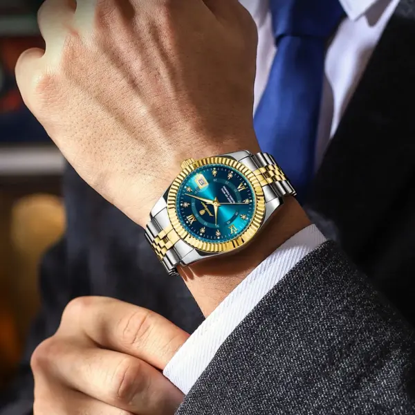 Men's Waterproof Luminous Quartz Wrist Watch - Image 5