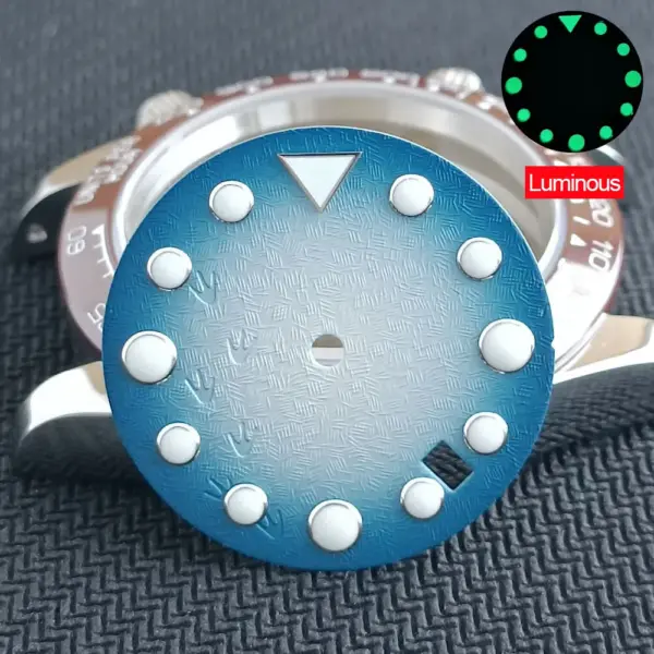 28.5mm Green Luminous Dial for NH35 Movement - Image 8