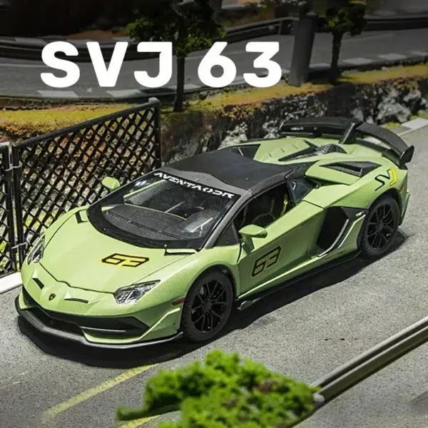 1:24 Scale Lamborghini Aventador SVJ Diecast