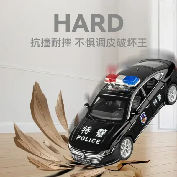 1:32 Volkswagen CC Police Diecast Model Car - Image 3