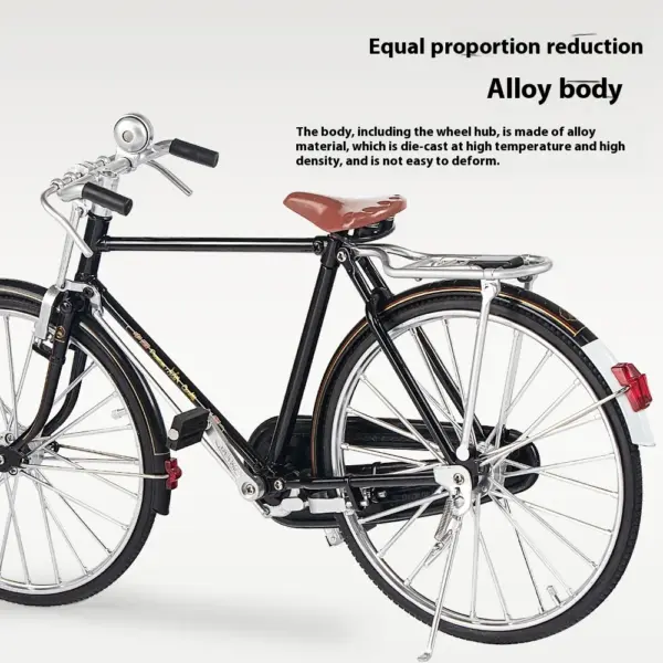 1:6 Scale Erba Dagang Alloy Bicycle Model - Image 4