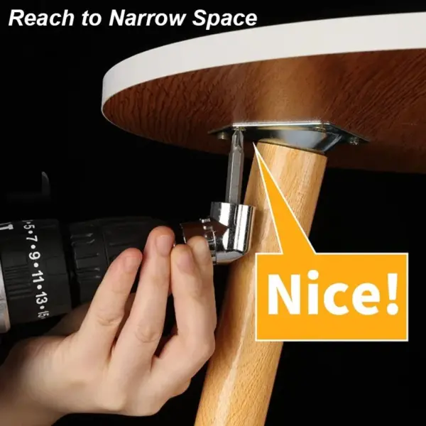 Angle Drill Attachment 105 Degree Hex Adapter - Image 6
