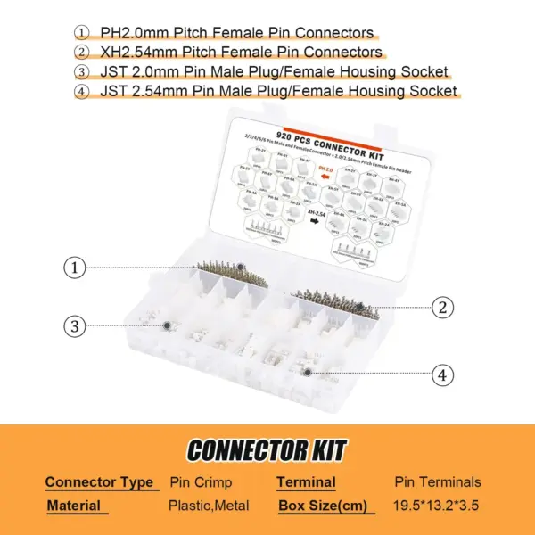 Micro Connector Crimping Tool Kit 920PCS Terminals - Image 5