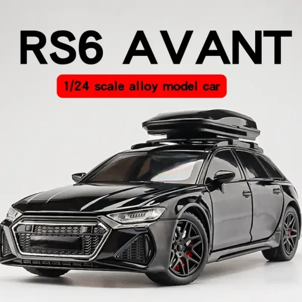 1:24 Audi RS6 Diecast Model Car with Sound