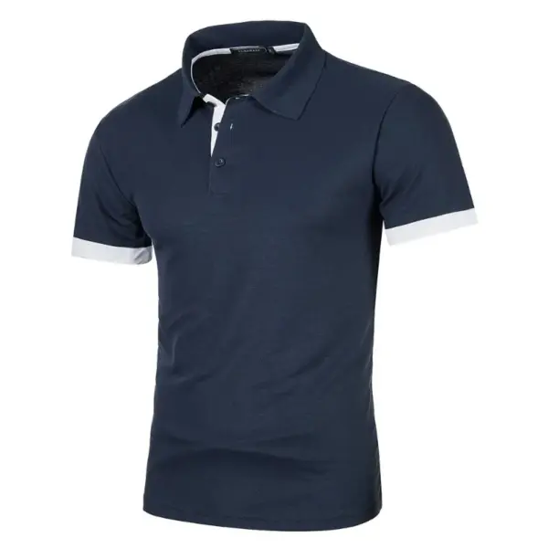 Mens Lightweight Short Sleeve Polo Shirt - Image 3