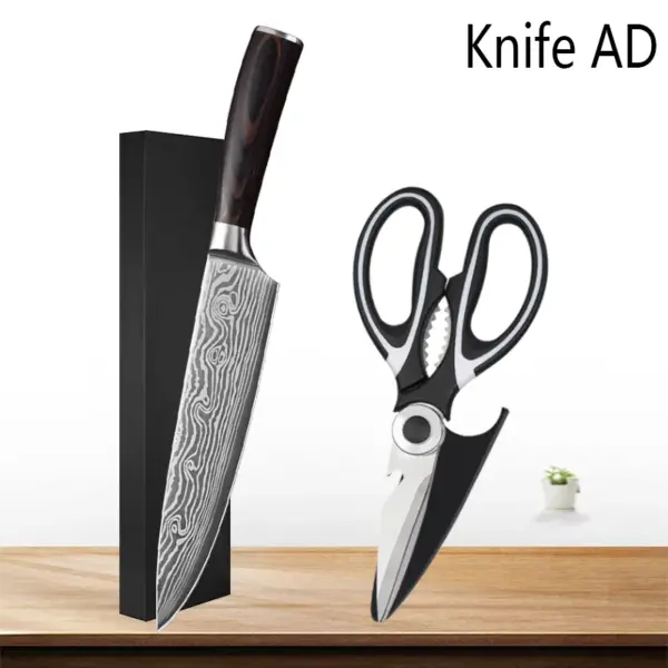 Professional Stainless Steel Chef Knife Set - Image 16