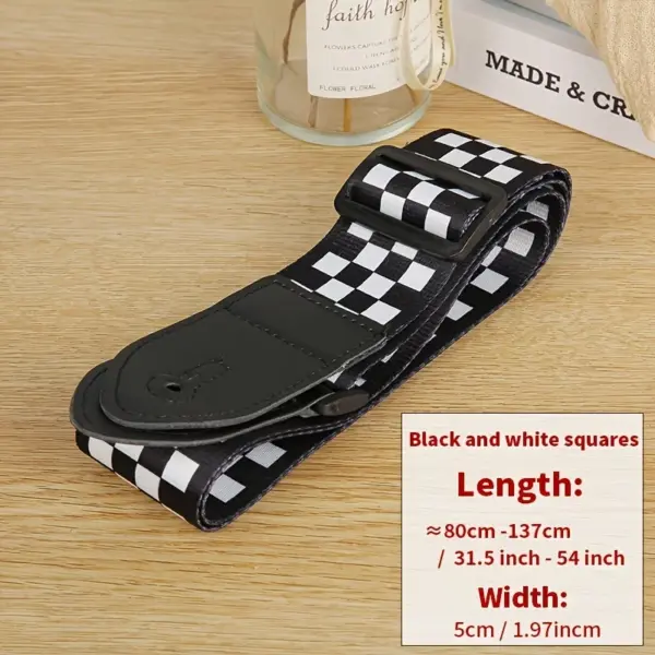 Leather Guitar Strap for Classical Electric Bass - Image 6