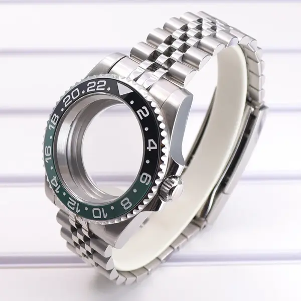40mm Men's Diving Watch Case with Bracelet - Image 3