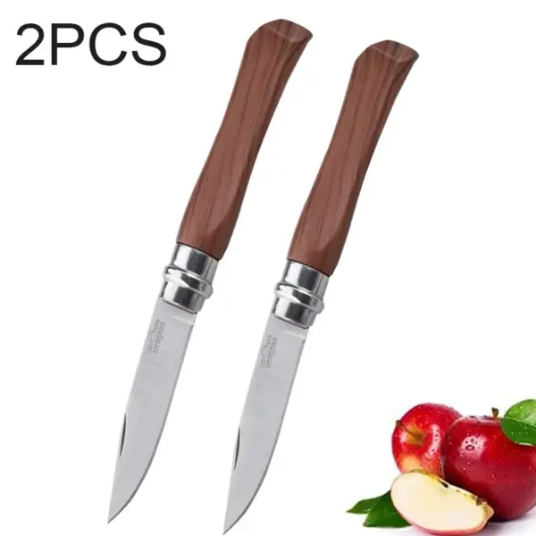 Stainless Steel Folding Fruit Knife Set - Image 10