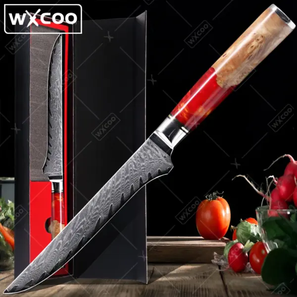 Professional Damascus Steel Boning Kitchen Knife