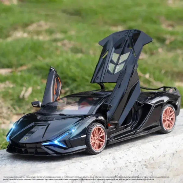 1:24 Lamborghini Sian Diecast Model Car - Image 5