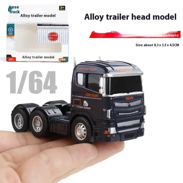 1:64 Diecast Retro Truck Cab Model - Image 9