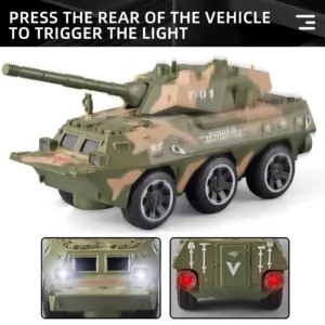 Metal Tank Armored Vehicle Toy with Sounds 13 S4b179c07f1ea408bb097b933cc3cb755b