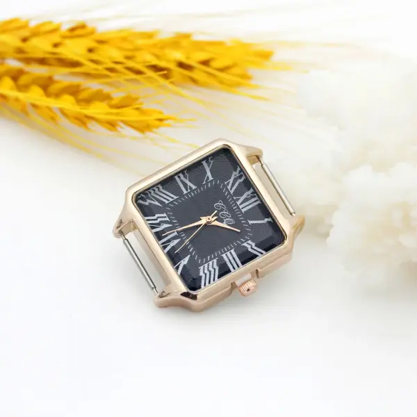 Rose Gold Square Watch Head 30mm 16mm Band - Image 14