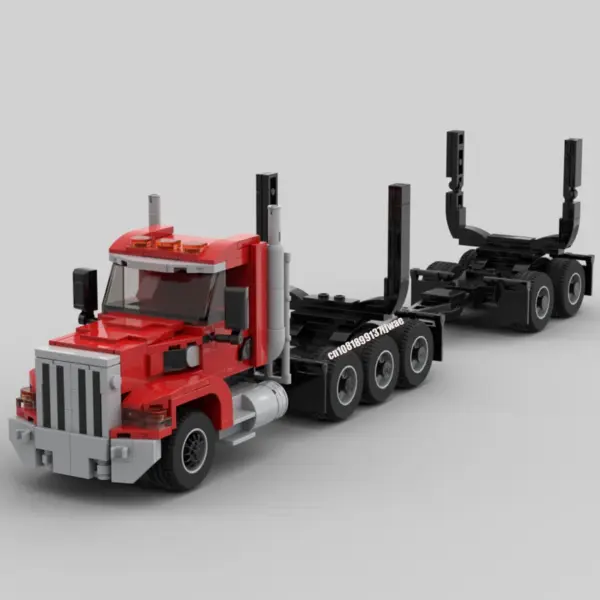 442PCS Western Star Log Truck Building Blocks - Image 3