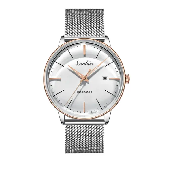 Mens Automatic Stainless Steel Mechanical Watch - Image 11