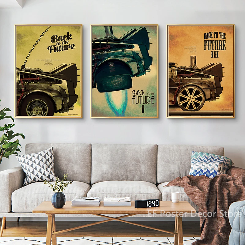 Vintage Back To The Future Movie Poster Print 3 Vintage Back To The Future Movie Poster Print - Image 3
