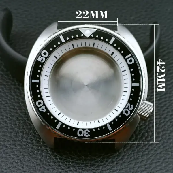 42mm Stainless Steel Watch Case for N H35 MH36 - Image 5