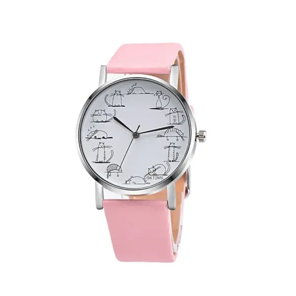 Cat Quartz Wristwatch for Women T-GOER Model 065826 - Image 8