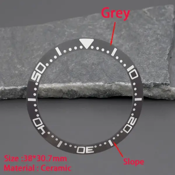 Gray Ceramic Bezel Insert for Omega Watches - Image 7