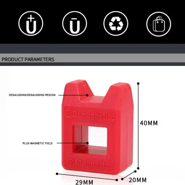 Blue 2-in-1 Magnetizer and Demagnetizer Tool - Image 5