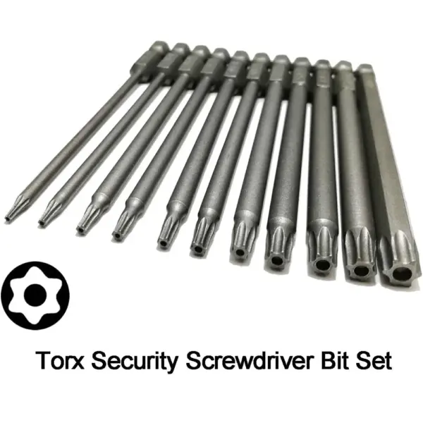 11-Piece Magnetic Torx Screwdriver Bit Set - Image 2