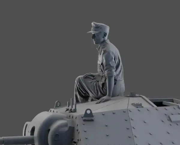 1/35 British Cruiser Tank MK.VI & German Crusader Model Kit - Image 3