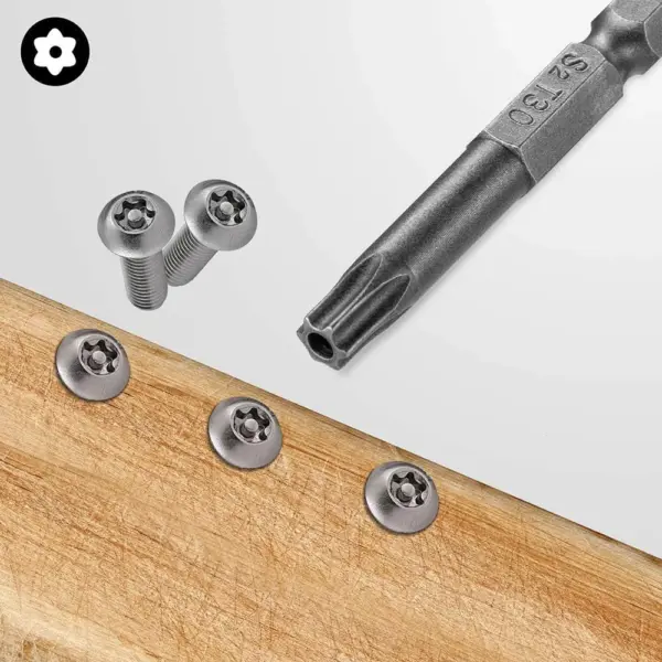 11-Piece S2 Steel Torx Security Bit Set - Image 5