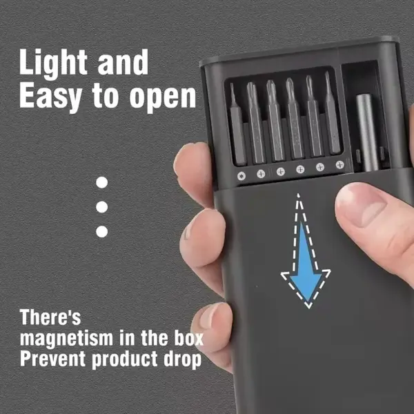 25-in-1 Magnetic Precision Screwdriver Set - Image 4