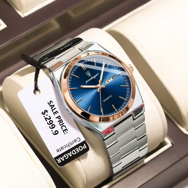 Luxury Quartz Men's Sports Watch Waterproof - Image 7