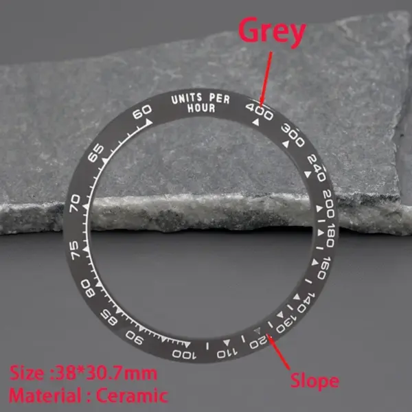 Gray Ceramic Bezel Insert for Omega Watches - Image 38