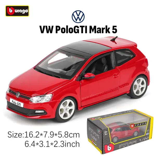 Bburago 1:24 Volkswagen Polo GTI Model