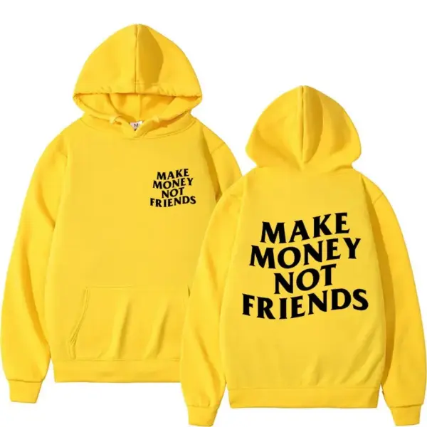 Need Money Letter Print Oversized Hoodie - Image 10