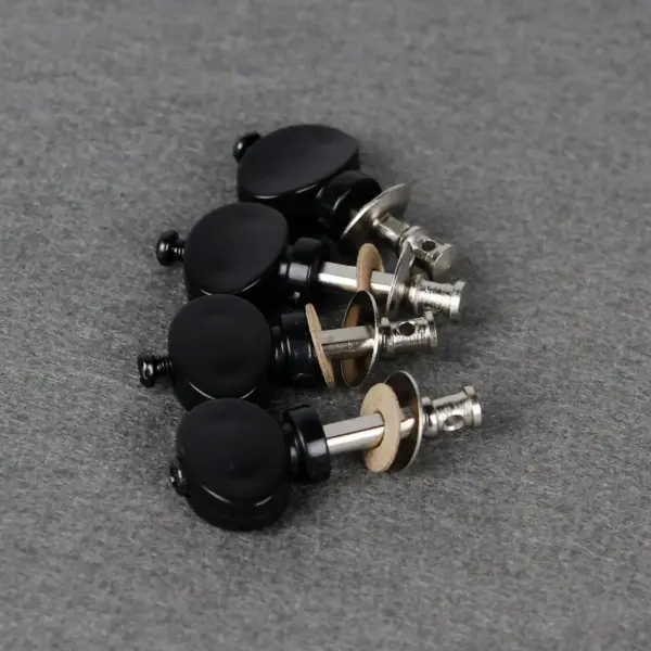 Set of 4 Ukulele Tuning Pegs in Black/White - Image 8