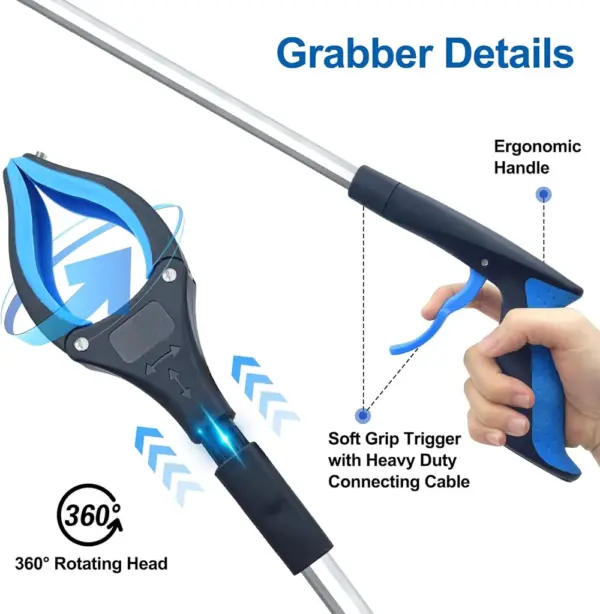 Foldable Trash Picker Grabber Tool for Seniors - Image 3