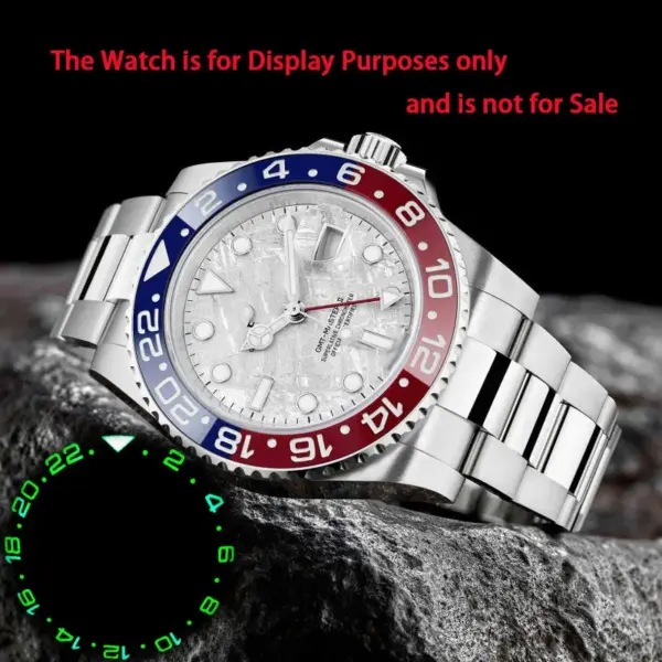 C3 Green Luminous Ceramic Bezel Insert 38mm - Image 2